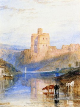 ジョセフ・マロード・ウィリアム・ターナー Painting - ツイード ターナーのノーハム城
